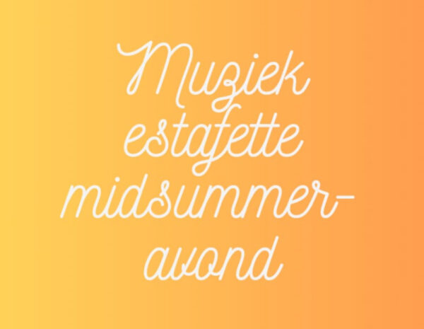 Muziek estafette midsummer avond